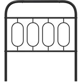  Metalno zamjensko uzglavlje crno 80 cm | shoptok.hr
