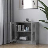  Vitrina siva boja betona 82,5 x 30,5 x 80 cm konstruirano drvo | Eponuda.ba