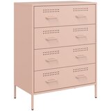  Komoda ružičasta 68 x 39 x 89 cm čelična | Eponuda.com