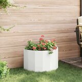  Cvetlično korito Bela 60 x 30 x 35 cm Jeklo, (5000207724) | Shoptok.si