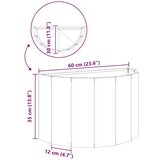  Sadilica Maslinasto zelena 60 x 30 x 35 cm Čelik | shoptok.hr
