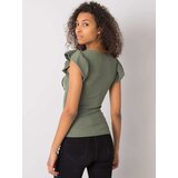 Italy Moda Blouse-DHJ-BZ-13301.34P-khaki | ePonuda.com