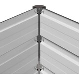  Povišeni vrtni krevet Antracit 600 x 80 x 24 cm | shoptok.hr