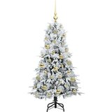 vidaXL Umetno Zložljivo Božično Drevo Zelena 120 cm PE in PVC | Shoptok.si