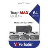 Verbatim ToughMAX 64GB, USB 2.0 memorija, crna | shoptok.hr