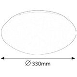 Rabalux Plafonjera LED 18W 1170lm 4000K 33cm IP44 LUCAS | shoptok.hr