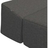 SOFA na razvlačenje Tamnosiva 200 x 70 x 15 cm Tkanina | Eponuda.com