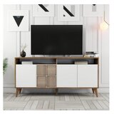 Hanah home komoda milan 160 walnut white | ePonuda.com