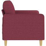  Kavč dvosed vinsko rdeč 140 cm blago | Shoptok.si