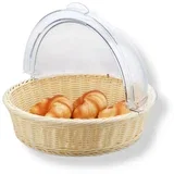 korpa za hleb rattan Fi40cm h 11cm w h - 2211 bež