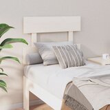  Uzglavlje za krevet bijelo 103,5x3x81 cm od masivne borovine | shoptok.hr