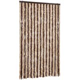 vidaXL Zavesa proti mrčesu bež in svetlo rjava 118x220 cm šenilja, (21050343) | Shoptok.si