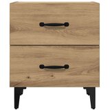 vidaXL Posteljna omarica s predalom artisan hrast 40 x 35 x 47.5 cm | Shoptok.si