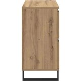 vidaXL Strani šal Rjava 60 x 35 x 70 cm Konstruiran les | Shoptok.si