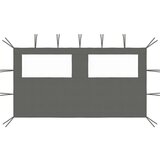  3070423 Gazebo Sidewall with Windows 4x2 m Anthracite (315312) Cene