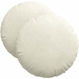  Jastučići za sjedenje 2 pcs Krema Ø 40 x 13 cm Baršun | shoptok.hr