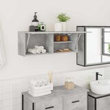  Kupaonski zidni ormarić beton sivi 80x25x30cm konstruirano drvo | shoptok.hr