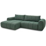 Bobochic Paris Temno zelena kotna sedežna garnitura (levi kot/z ležalnikom) Nesty – | Shoptok.si