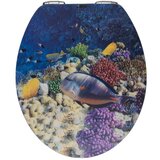 Wenko wc sjedalo s 3D slikom i s lakim zatvaranjem bellevue, 44,5 x 38 cm Cijene