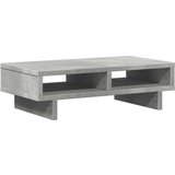  Stalak za monitor siva boja betona 50x27x15 cm drveni | shoptok.hr