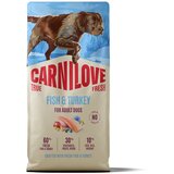 Carnilove Dog True Fresh Adult, briketi - riba in puran 12 kg | Shoptok.si