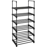  Industrijski Stalak za Cipele - Crni Loft Stil | shoptok.hr