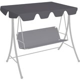 vidaXL Zamjenski krov za vrtnu ljuljačku antracit 150/130x70/105 cm Cijene