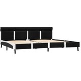  Okvir za krevet od umjetne kože s LED svjetlom crni 180x200 cm | shoptok.hr