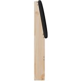 Tapecirani uzglavlje Crna 75 cm Čvrsto borovo drvo | shoptok.hr
