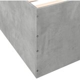  Okvir kreveta boja betona 120x190 cm od konstruiranog drva | shoptok.hr