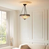 Endon 111870 - Tiffany FARGO luster na lancu, 3xE27/10W/230V, prečnika 41,5 cm | Eponuda.com