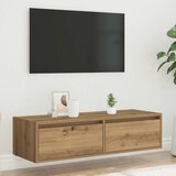 TV ormarić s LED svjetlima boja artisan hrasta 100X35,5x25 cm | shoptok.hr
