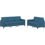 vidaXL 2-dijelni set sofa plavi baršunasti | shoptok.hr