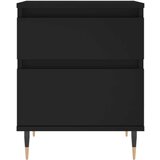  Noćni ormarići 2 kom crni 40x35x50 cm od konstruiranog drva | shoptok.hr