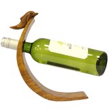  Leseno stojalo za vino – Delfin - Carved from one piece of Suar Wood - Home warming - Za 40 let | Shoptok.si