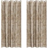  Baršunaste zavjese 2 pcs Šampanjca 245 x 140 cm Baršun | shoptok.hr