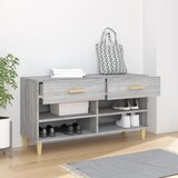 Ormarić za cipele sivi hrast 102 x 35 x 55 cm konstruirano drvo | shoptok.hr