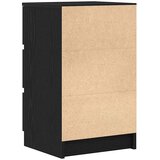  Noćni ormarić s 3 ladice crni 39x35x65 cm | shoptok.hr