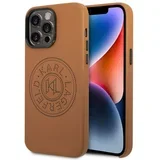 Futrola za iPhone 14 Pro Max PU LEATHER PERFORATED LOGO CAMEL