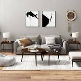 vidaXL Stranska mizica 2 kosa dimljeni hrast 40x40x35cm inženirski les Cene