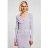 UC Ladies Women's sweater with short ribbed lilac knit Cene