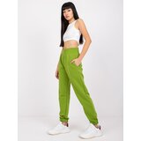 RUE PARIS Sweatpants-RV-DR-7460.11-light green | Shoptok.si