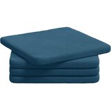  Jastučići za sjedenje 4 pcs Plava 40 x 40 x 3 cm Baršun | Eponuda.ba