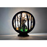  Li-Go 23613/DUB2 - LED prigušiva stona dekoracija LED/12W/230V 20x22 cm hrast | Eponuda.com
