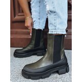 DStreet Botki damskie FROSTFALL zielone | ePonuda.com