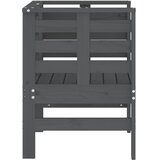  Vrtne stolice 2 kom sive 61,5 x 53 x 71 cm od masivne borovine | Eponuda.com