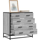 vidaXL Predalnik siva sonoma 70x41x70 cm inženirski les | Shoptok.si