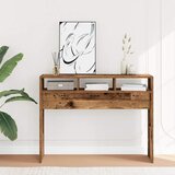 Maison Chic konzolna miza - miza ob steni Stari les 105x30x80 cm Inženirski les, (21786252) | Shoptok.si