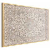 Plakat - Sand Carpet - Worn Persian Rug with Rich Ornamental Motifs 30x21 Zlatni okvir | shoptok.hr