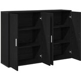  Kreveta 2 pcs Crni hrast 60 x 31 x 84 cm Konstruirano drvo | shoptok.hr